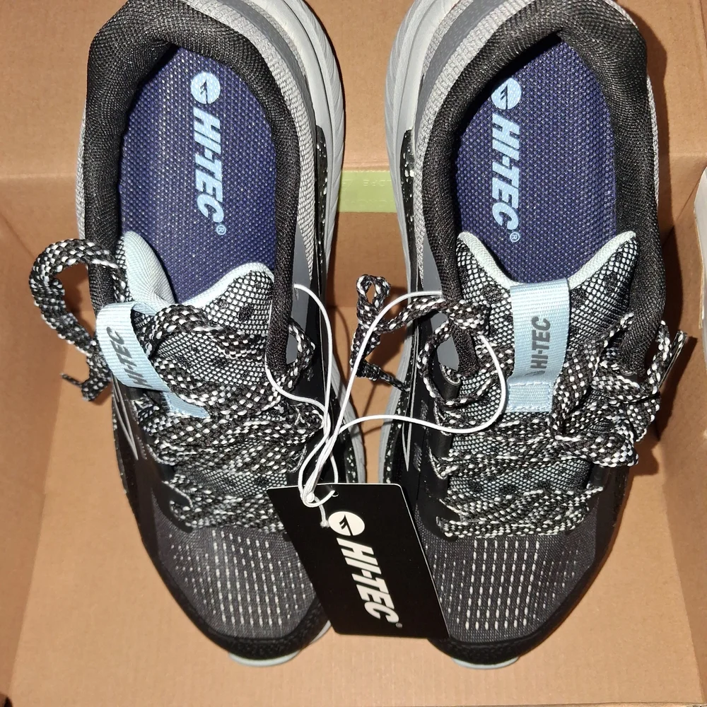 Hi-Tec Women's Black and Gray Trail‎ Running Shoes NWT Hiking Sneakers